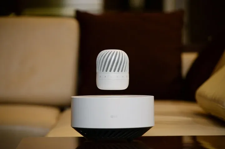 LG Electronics announced its futuristic Levitating Portable Speaker