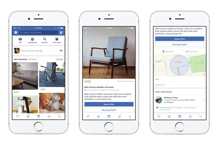 Facebook Launches New Classified Advertising Service Marketplace