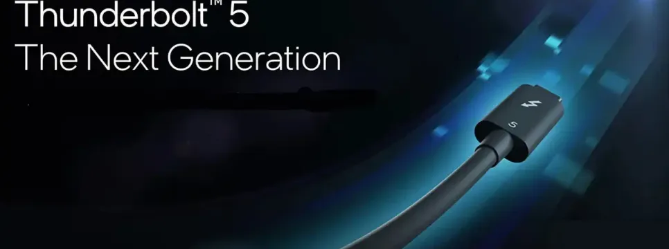 Intel Introduces Thunderbolt 5 Connectivity Standard