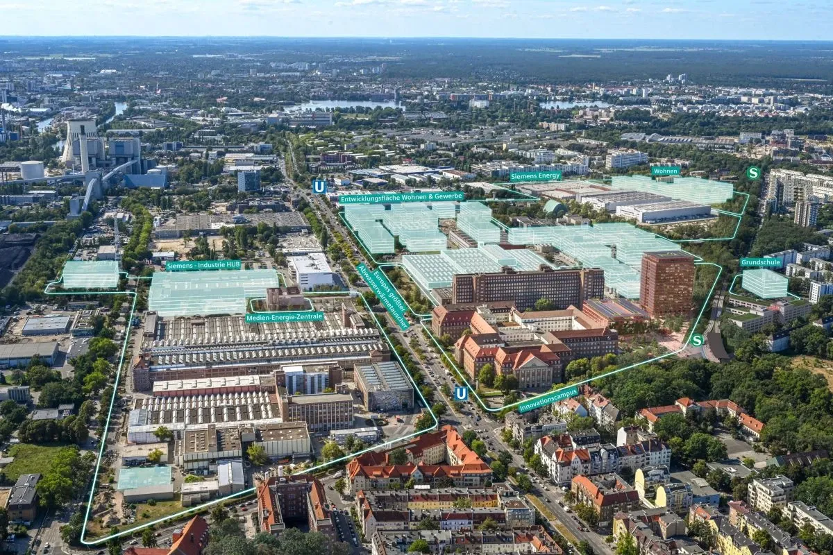 Siemens Advances Plans for Its Urban District in Berlin