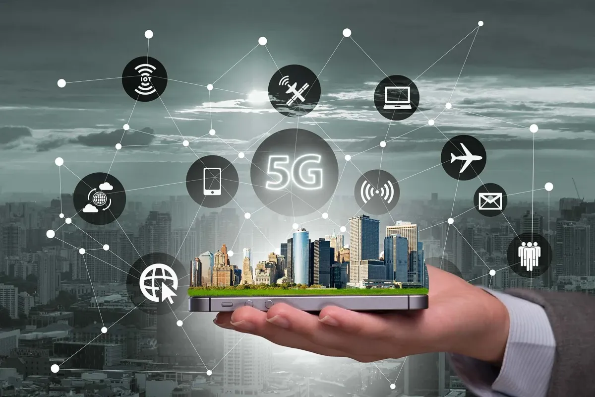 5G Carrier Aggregation Combining 5 Component Carriers