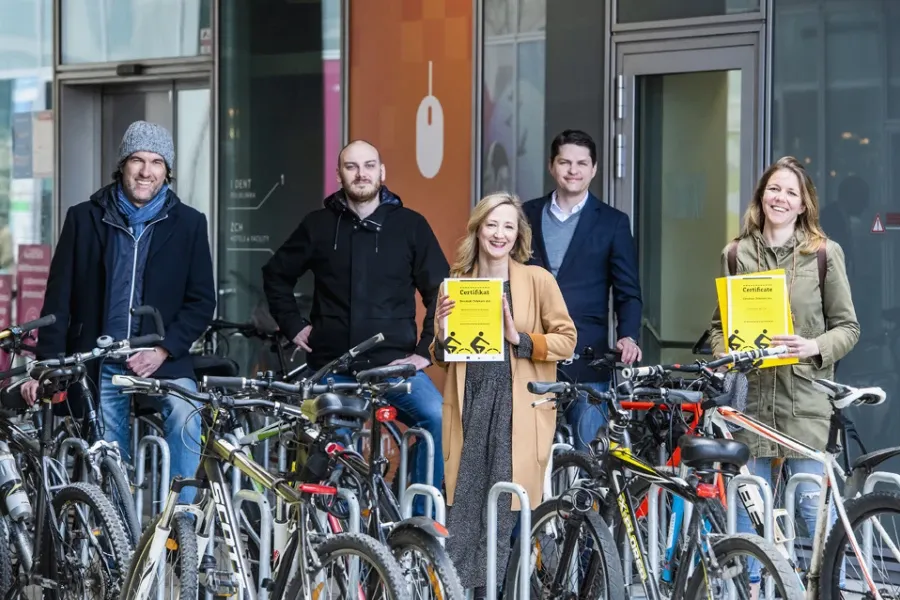 HT Awarded Cycle Friendly Employer Certificate