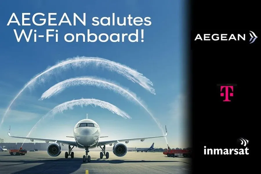 AEGEAN Offers Passengers High-Speed Internet with EAN