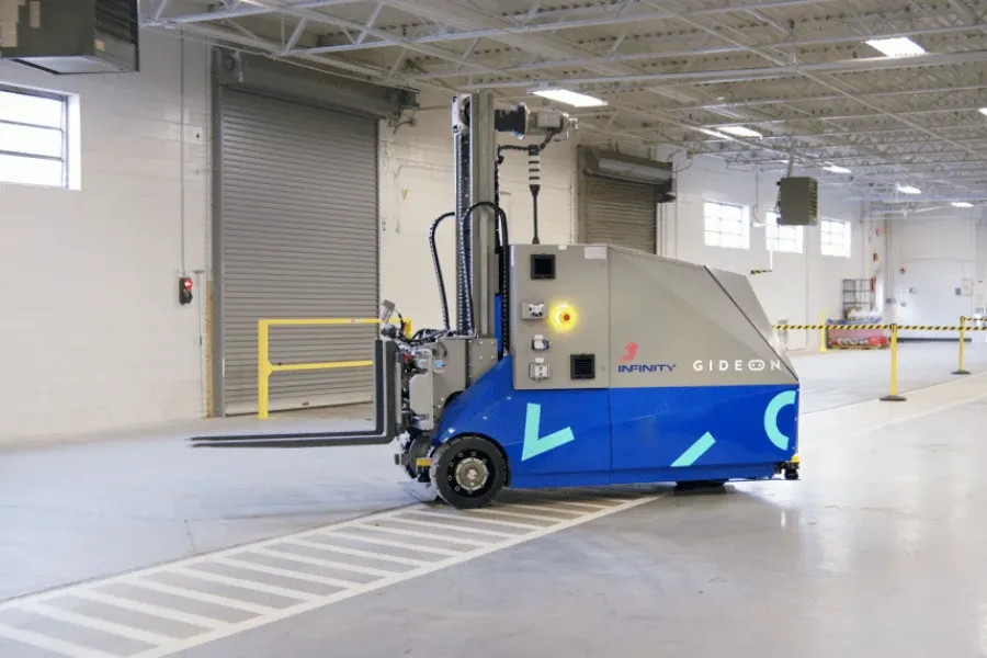 Gideon Launches Trey, the Autonomous Forklift