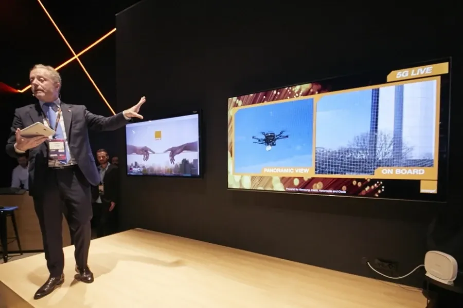 MWC 2019: Samsung, Cisco and Orange Demonstrate 5G Drone and Robot